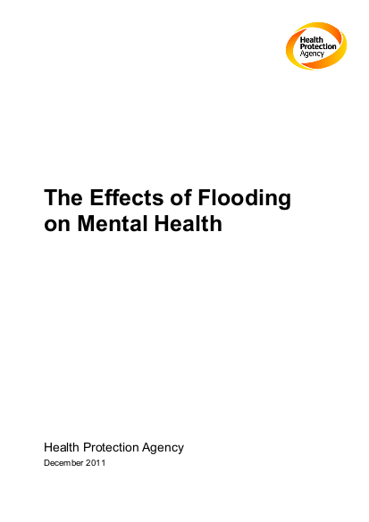 The Effects Of Flooding On Mental Health Alnap