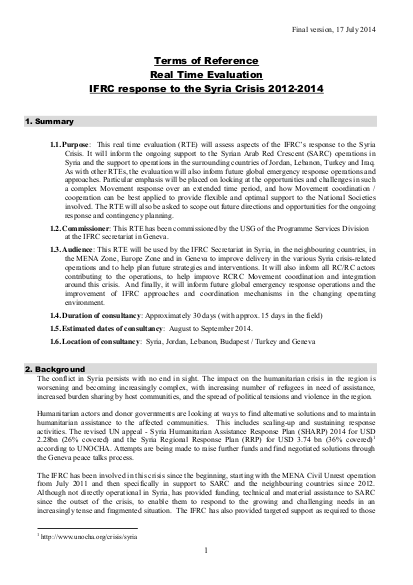 12 ifrc response to the syria crisis 2012 2014 rte  png