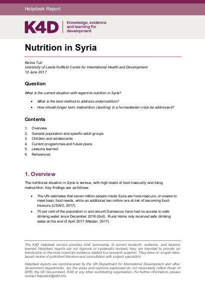 132 nutrition in syria png