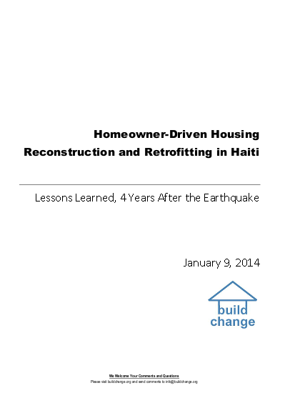 2014 01 10 haiti hodr lessons learned build change png