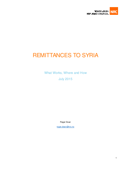 2015 07 nrc remittances to syria report final png