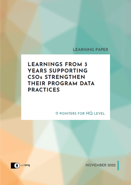 2022 Learnings 3 years supporting CSOs program data management CartONG EN png