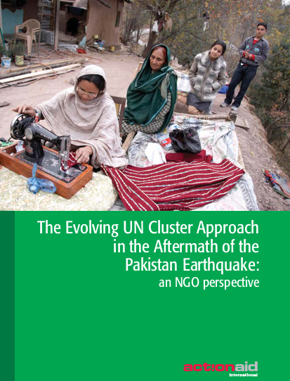 The Evolving UN Cluster Approach in the Aftermath of the Pakistan ...