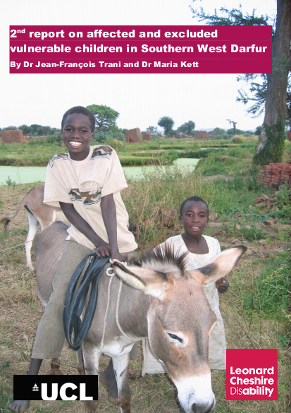 2nd report on affected and excluded vulnerable children in southern west darfur png