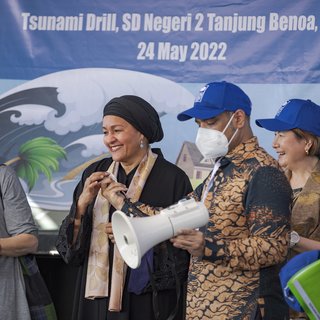 School Tsunami Preparedness Activity in Bali