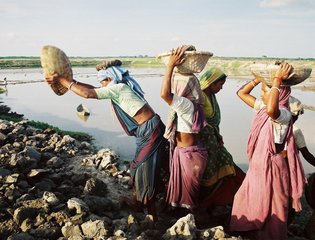 Women digging a pond, Bangladesh 2006