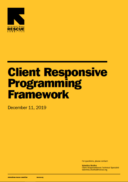 A client responsive management framework PNG