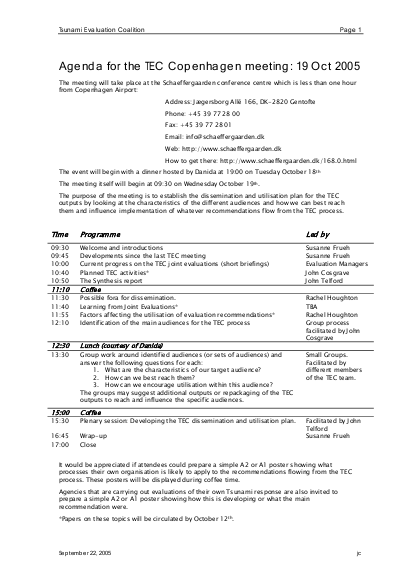 Agenda Copenhagen tec meeting 19Oct05 12020050922 png