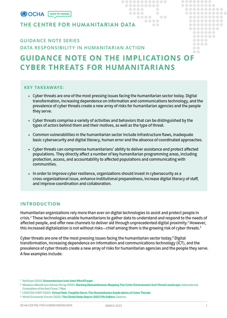 OCHA guidance note on the implications of cyber threats for humanitarians png