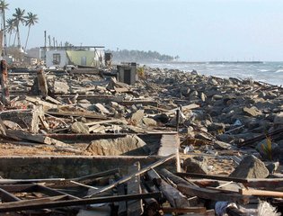 UN relief efforts in countries affected by the 2004 tsunami