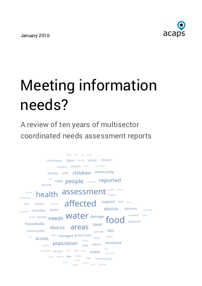 A acaps review of multisectoral coordinated needs assessment reports 11 jan 2016 png