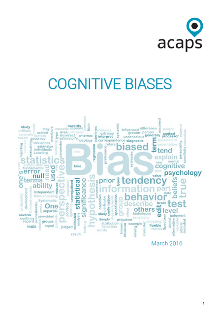 Acaps cognitive biases in humanitarian analysis png