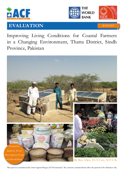 Acf pakistan world bank final evaluation report png