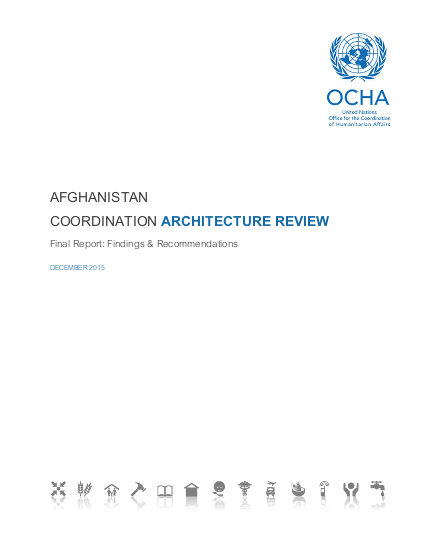 Afghanistan coordination architecture review 2015 final report findings recommendations png