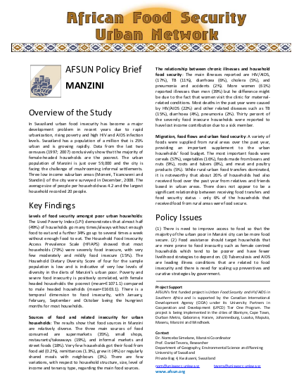 Afsun policy briefs manzini%2C 26 may 2009 png