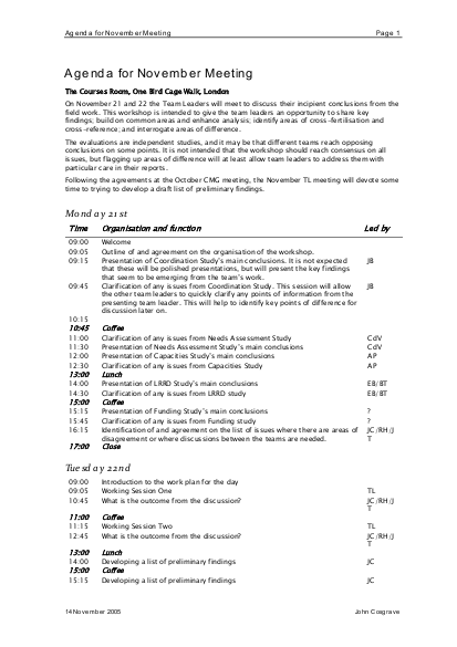 Agenda draft November TL meeting png