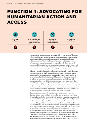 Alnap sohs 2015 %27advocating for hum action   access%27 summary png