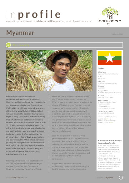 Banyaneer country profile myanmar png