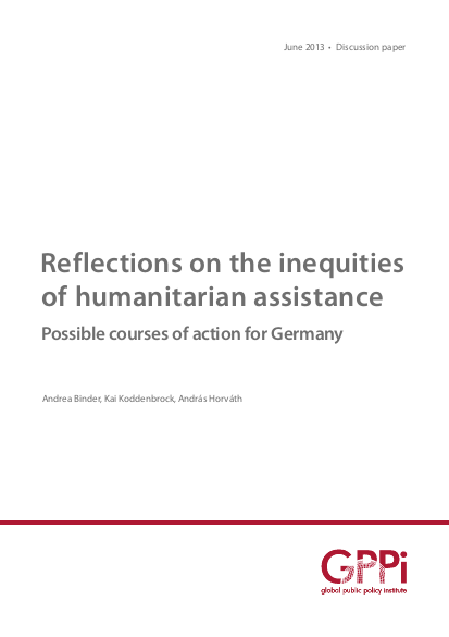 Binder et al 2013 inequities humanitarian assistance pdf png