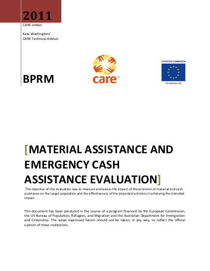 Care jordan iraqi refugee cash nfi evaluation 2011 png