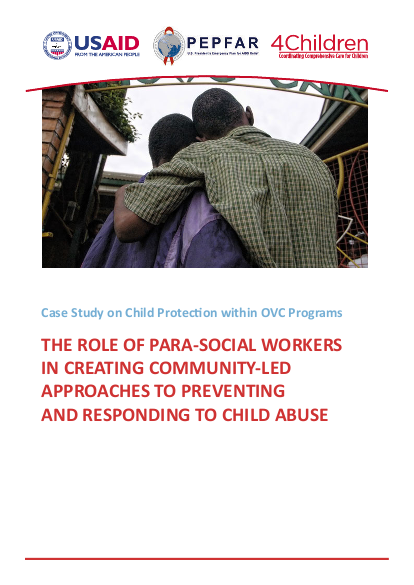 Case study the role of para social workers in creating community led approaches to preventing and responding to child abuse png