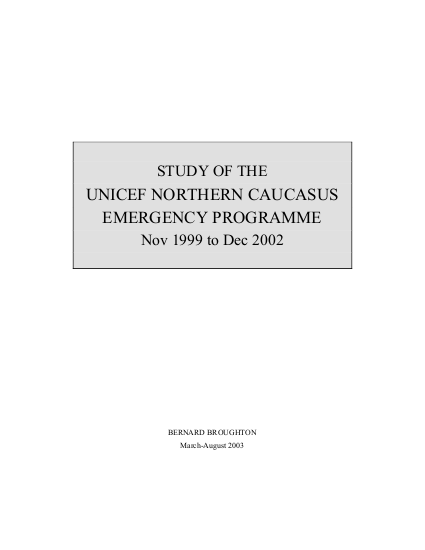 Cee cis 2003 803 north caucasus emerg prog png