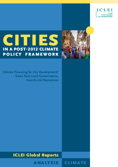 Cities in a post 2012 policy framework png