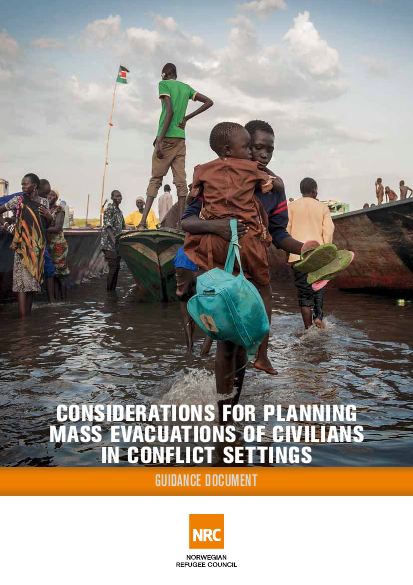 Considerations for planning mass evacuations of civilians in conflict settings png