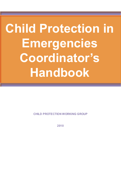 Cpwg child protection in emergencies coordinators handbook png