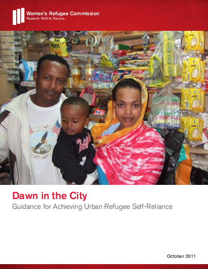 Dawn in the city guidance for achieving self reliance for urban refugees 21328514679 png