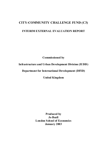 Dfid beall c3 evaluation report png