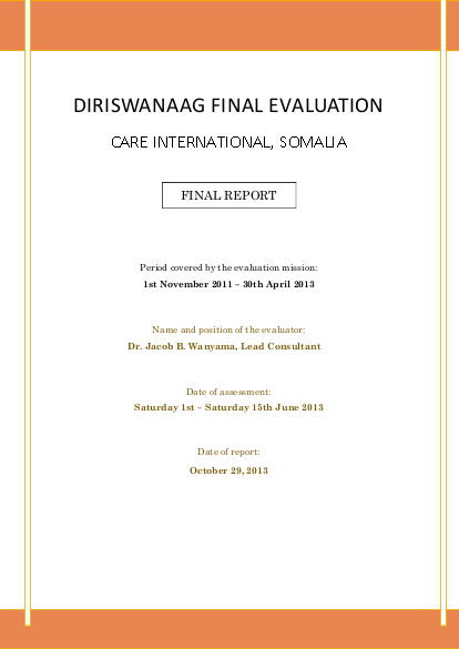 Diriswanaag livelihoods final evaluation final report 29 9 2013 png