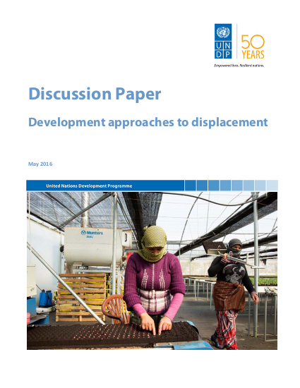 Discusion paper development approaches to displacement final reduced png