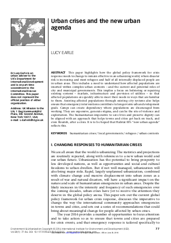 Environment and urbanization 2016 earle 77 86 png