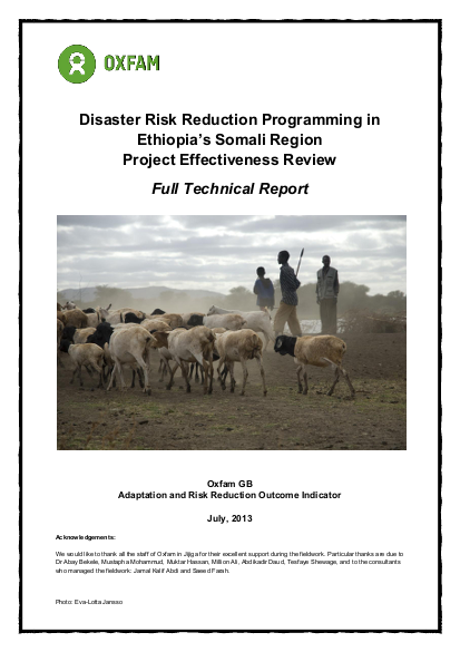 Er disaster risk reduction ethiopia effectiveness review 010713 en png