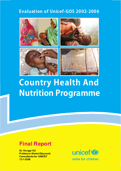 Evaluation of gos unicef 2002 2006 health and nutrition prog png