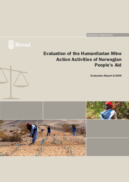 Evaluation of the humanitarian mine action activities of norwegian people s aid png