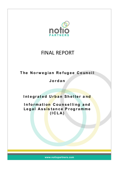 Evaluation shelter icla urban programme in jordan png