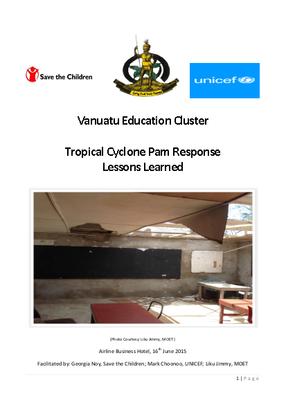 Final vanuatu education lessons learned report png