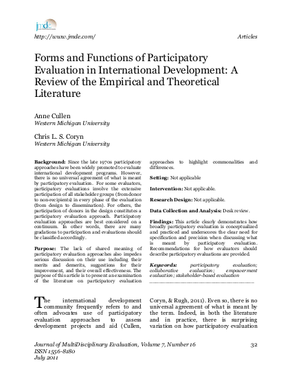 Forms and functions of participatory evaluation png