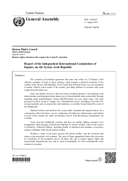 General assembly report of independent internation inquiry syria png