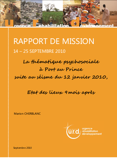 Groupe urd rapport de mission haiti sept 2010 png