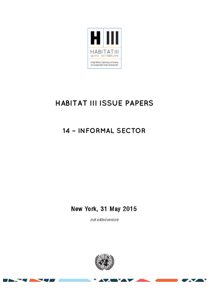 Habitat iii issue paper 14 informal sector png