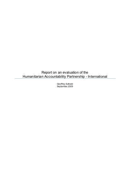 Hap evaluation 2009 final report png