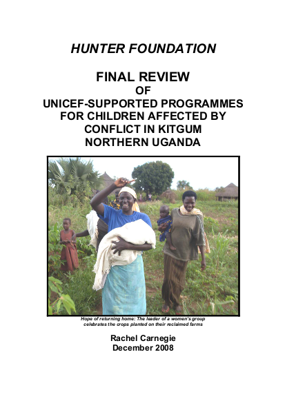 Hunter kitgum evaluation report oct 08 uganda png