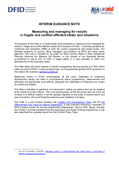 Interimguidancenote managing results in conflict affected and fragile states a stock takeoflessonsexperienceandpractice png