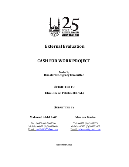 Ir gaza cash for work project evaluation dko1lrkt j15 png