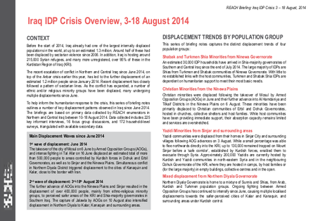 Iraq idp crisis displacement overview august 2014 final png