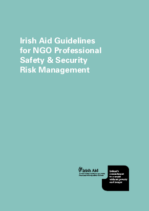 Irish aid guidelines for ngo professional safety and security risk management png