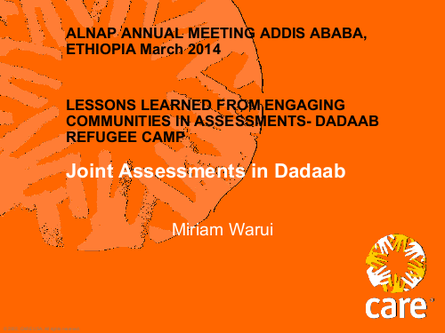 Joint assesments in dadaab png